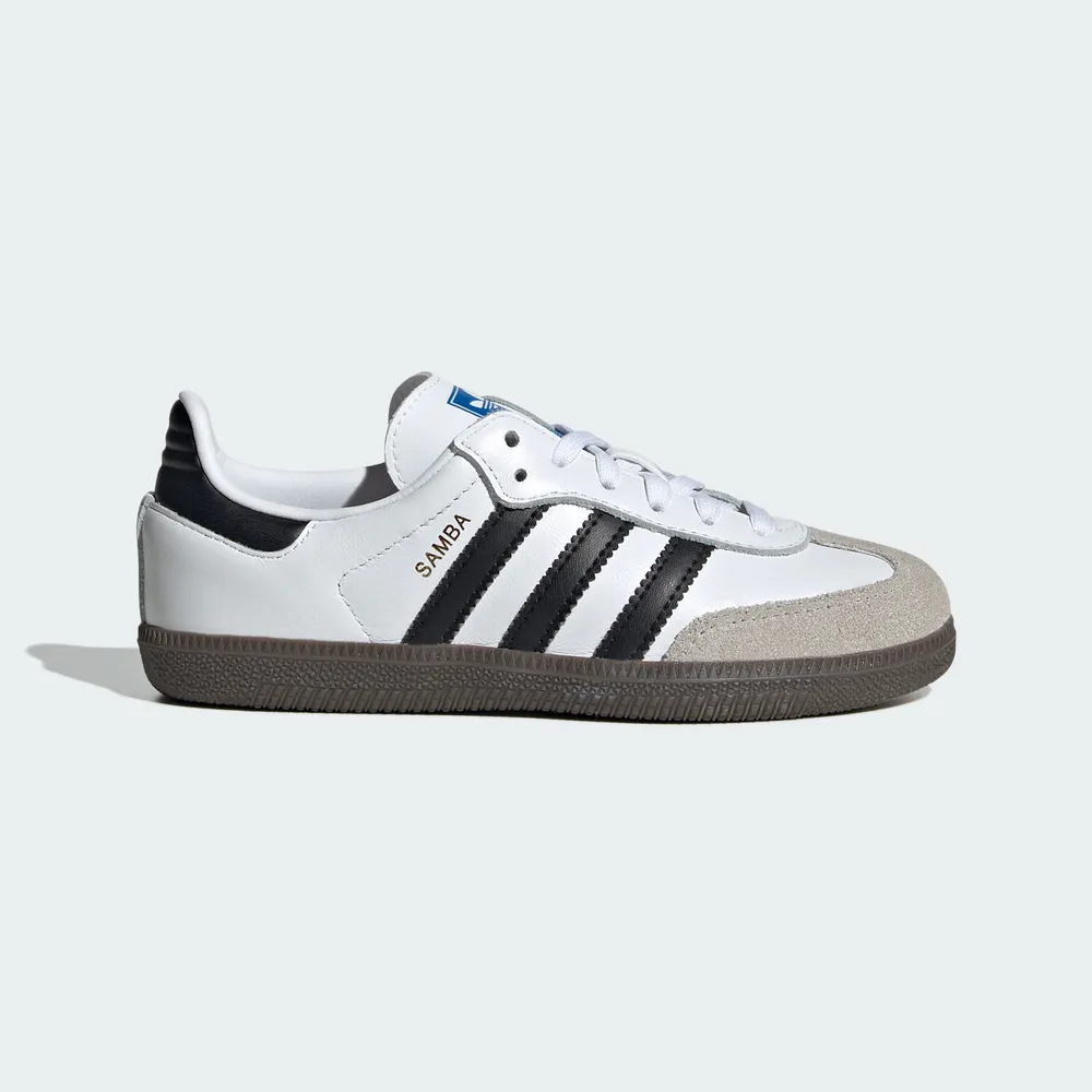 【adidas 愛迪達】SAMBA OG 休閒鞋 運動休閒鞋 德訓鞋 滑板 復古 童鞋- Originals IE3677