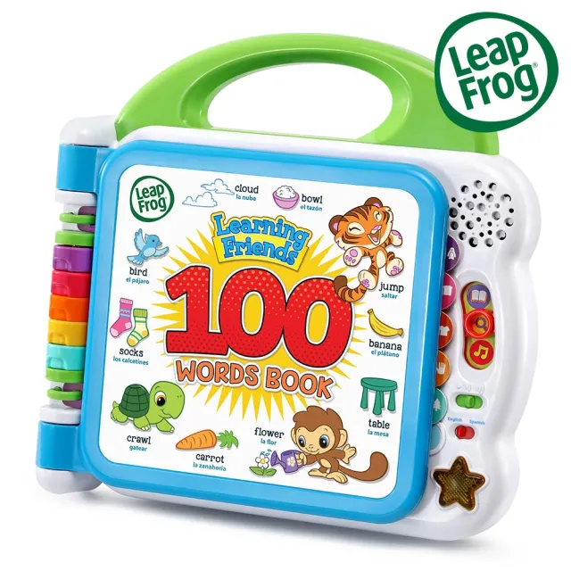 【LeapFrog】100單字互動認知圖鑑(地點、單字、動物)