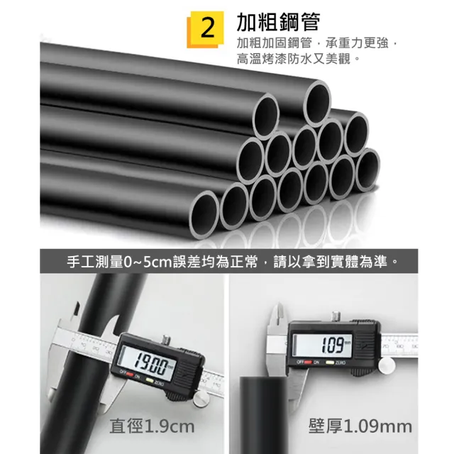 【VENCEDOR】110公分 落地掛衣架-單-防滑珠(鐵架/收納/櫃子/電器櫃/層架)