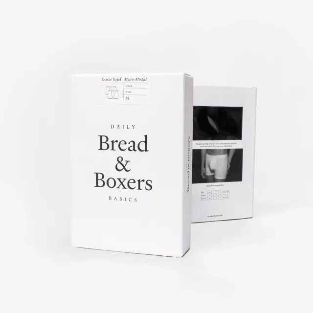 【Bread & Boxers】現貨 兩件組｜Boxer Brief Modal 莫代爾纖維男用四角內褲