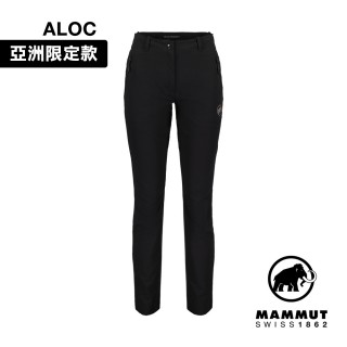 【Mammut 長毛象官方直營】Trekkers 3.0 Pants AF Women 健行防潑水長褲 黑色 女款 #1021-00810