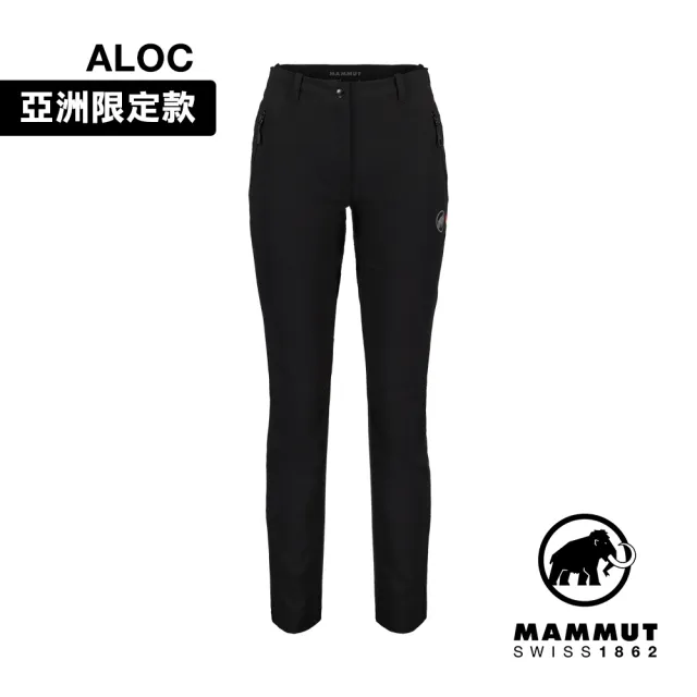 【Mammut 長毛象】Trekkers 3.0 Pants AF Women 健行防潑水長褲 黑色 女款 #1021-00810