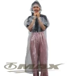 【omax】攜帶型輕便雨衣-30入(透明)