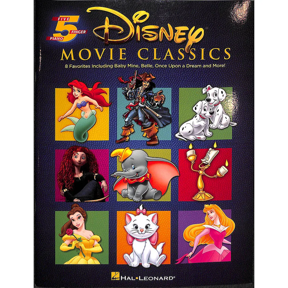 【Kaiyi Music 凱翊音樂】五指鋼琴樂譜：迪士尼經典電影選曲