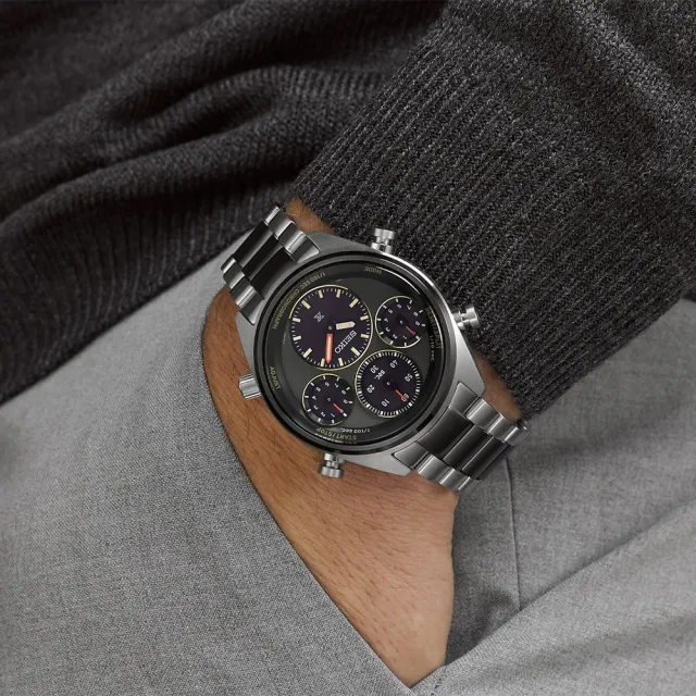 【SEIKO 精工】Prospex Speedtimer 四十周年紀念腕錶 太陽能計時錶(SFJ005P1／8A50-00C0N)