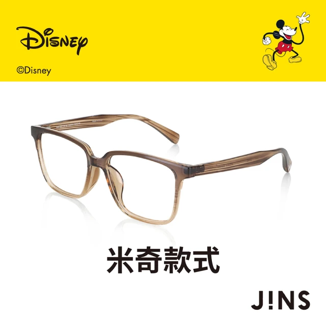 【JINS】迪士尼米奇米妮系列第二彈-米奇款式眼鏡(MRF-23A-118木紋淺棕)