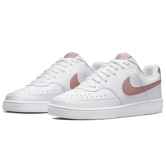 【NIKE 耐吉】Court Vision Low 女 白粉 運動 低筒 休閒 休閒鞋 穿搭(DH3158-102 ∞)