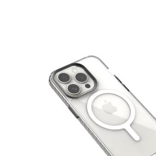 【PureGear普格爾】iPhone 15系列Slim Shell Plus 冰鑽防摔減壓保護殼(黑/Magsafe)