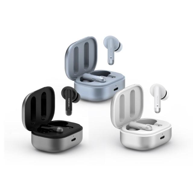 【NOKIA】E3511 ANC 真無線藍芽耳機 鋁合金(德國紅點設計獎/智能ANC主動降噪)