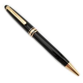 【MONTBLANC 萬寶龍】大師傑作（大班）系列鍍金質 經典 原子筆(164 小班 10883)