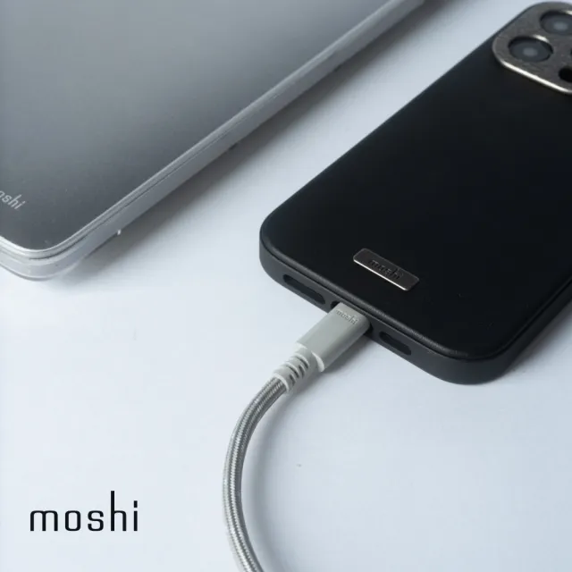 【moshi】Integra USB-C to USB-C 240W/480Mbps 充電傳輸編織線(2.0m)