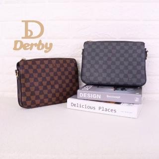 【Derby】棋盤格系列 手拿包、斜揹包、側揹包、手提包 9114