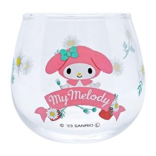 【SANRIO 三麗鷗】不倒翁玻璃杯 美樂蒂(餐具雜貨)