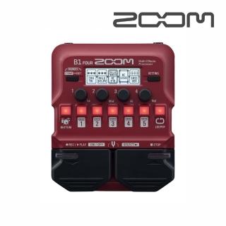 【ZOOM】B1 Four 電貝斯 綜合效果器(原廠公司貨 商品保固有保障)