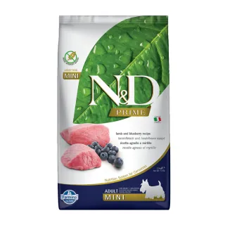 【義大利Farmina法米納】N&D挑嘴全齡犬天然無穀糧-羊肉藍莓-小顆粒 2.5kg/5.5lb（GD-3）(狗飼料、犬糧)