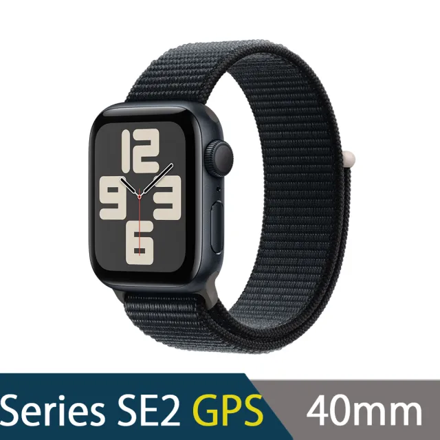 Apple】Watch Series SE2 2023 GPS版40mm(鋁金屬錶殼搭配運動型錶環