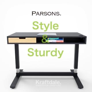 【Kraftdale】Parsons 電動升降書桌(建築師款 電動升降書桌 電腦桌)