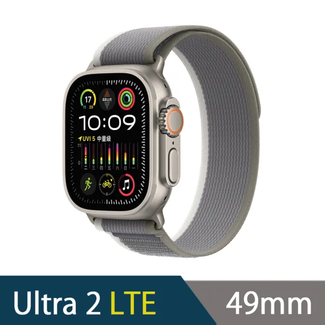 金屬錶帶超值組【Apple 蘋果】Apple Watch Ultra2 LTE 49mm(鈦金屬錶殼