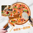 【餐廚好物】410不鏽鋼烘焙PIZZA刀套裝組(刀具 料理 派對 滾輪刀 披薩刀 烘焙用品 披薩工具)