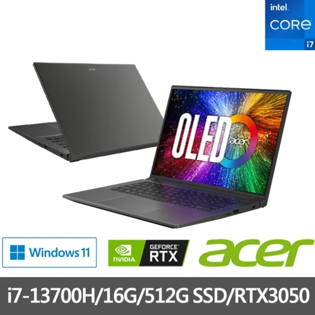 Acer 宏碁 14吋OLED獨顯輕薄筆電(Swift X/i7-13700H/16G/512G SSD/RTX3050/SFX14-71G-74EQ)