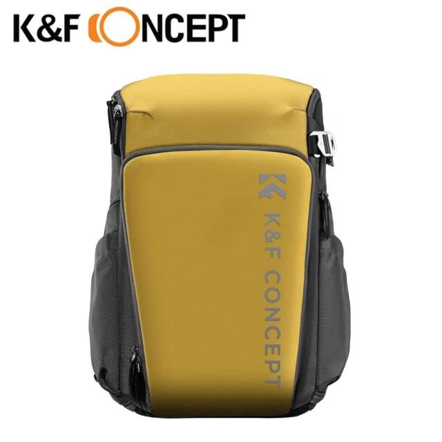 K&F Concept ALPHA 攝影師系列 25L 大容量專業攝影單眼相機後背包 黃色(KF13.128)