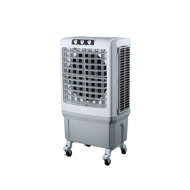 LAPOLO藍普諾 LA-40L180W 水冷扇，中國製造，尺寸620x400x1030mm，重量17kg，消耗電功率180W，支援110V/60Hz，三段風速調節，40L大水箱容量，無風扇葉設計，提供涼爽無噪音環境，BSMI許可R43650，馬達5年保固、主機1年保固，適合炎熱夏季室內外使用，高效水冷降溫首選。