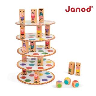 【法國Janod】趣味桌遊-疊疊塔(人氣桌遊 競賽 疊高 平衡 手眼協調 樂齡)