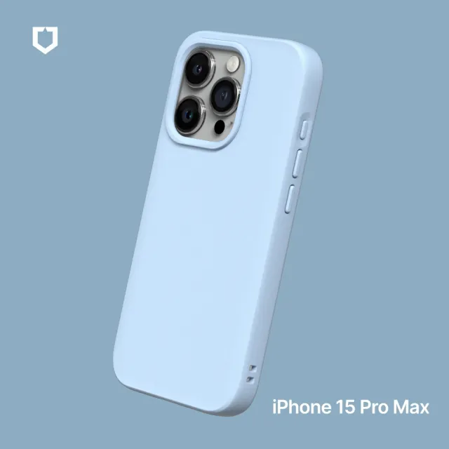 【RHINOSHIELD 犀牛盾】活動品 iPhone 15 Pro Max 6.7吋 SolidSuit經典防摔背蓋手機保護殼(獨家耐衝擊材料)