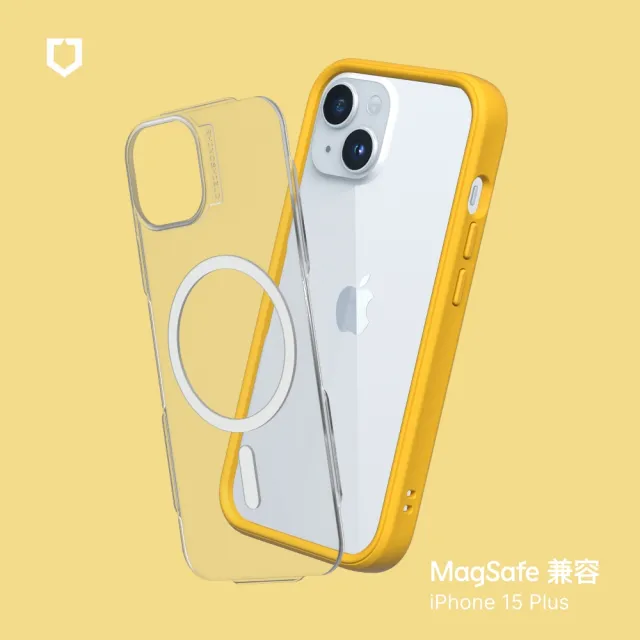 【RHINOSHIELD 犀牛盾】iPhone 15 Plus 6.7吋 Mod NX MagSafe兼容 超強磁吸手機保護殼(邊框背蓋兩用手機殼)