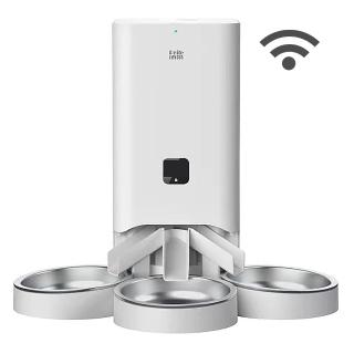 【Peile沛樂】7L單三槽不繡鋼餐盤 寵物智慧餵食器WiFI版(寵物自動餵食機)