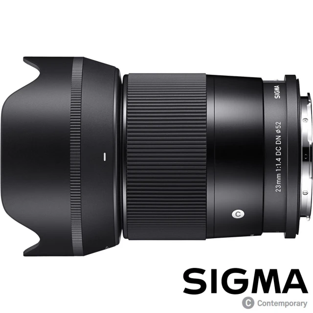 SigmaSigma 23mm F1.4 DC DN Contemporary for FUJIFILM 富士接環(公司貨 APS-C 廣角大光圈定焦鏡頭 人像鏡)