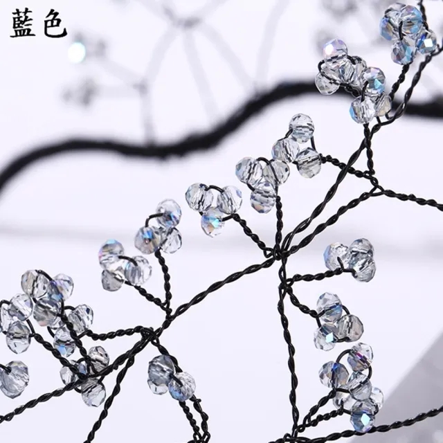 【巴黎精品】現貨+預購 髮箍水晶髮飾(精緻編織串珠寬版女飾品a1da12)