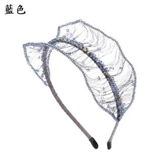 【巴黎精品】髮箍水晶髮飾(手編串珠鑲鑽寬版女飾品a1da16)