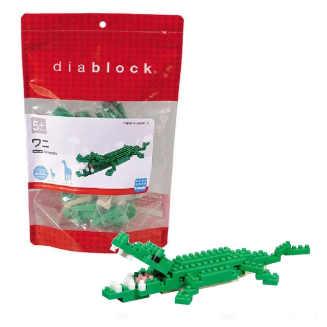 【nanoblock 河田積木】大積木-鱷魚(DBC-04)