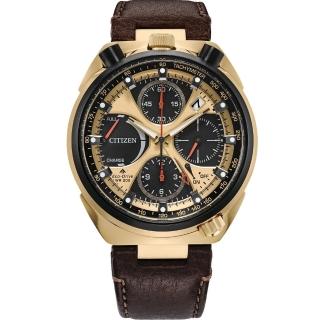 【CITIZEN 星辰】PROMASTER Tsuno Chrono 50週年限定 光動能計時腕錶 (AV0072-01X)父親節 禮物 推薦
