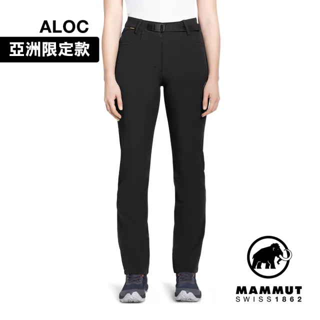【Mammut 長毛象官方直營】Utility SO Pants AF W 日系機能軟殼長褲 黑色 女款 #1021-01010