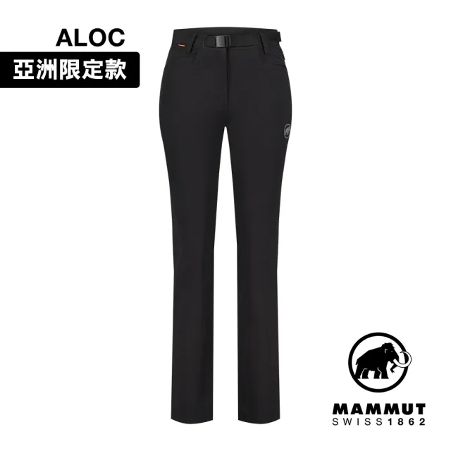 【Mammut 長毛象官方直營】Utility SO Pants AF W 日系機能軟殼長褲 黑色 女款 #1021-01010