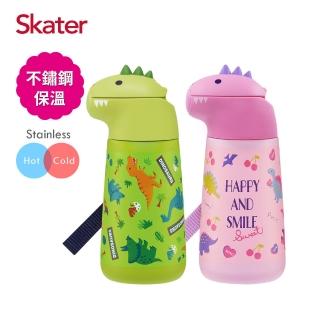 【Skater】吸管不鏽鋼兒童保溫水壺(370ml)