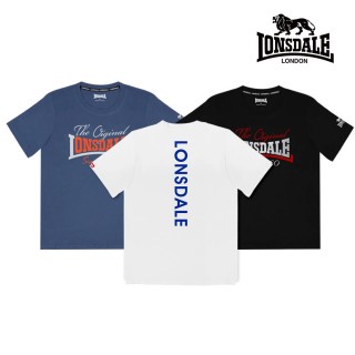 【lonsdale 英國小獅】時尚潮流logo大學t / 短t-shirt(多色任選 lt250018/250002)