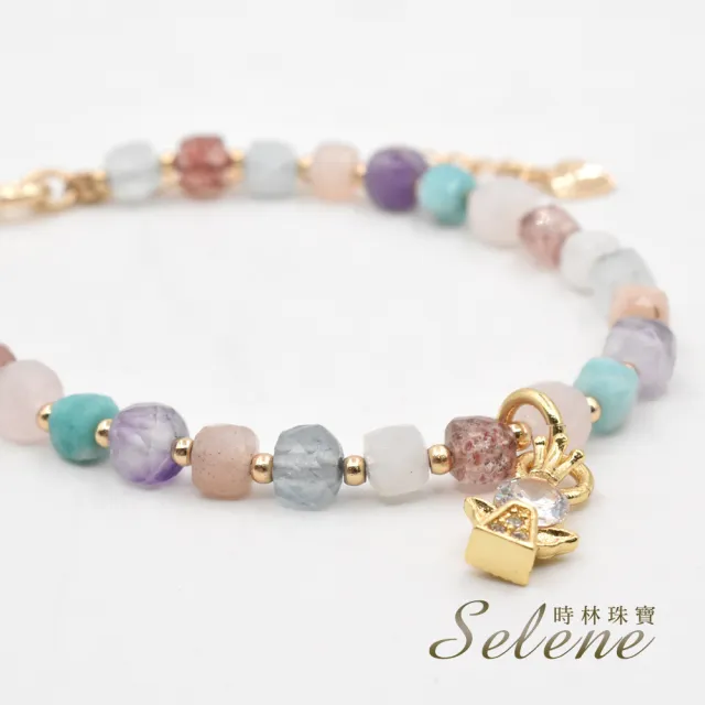 【鑫運來】◎天使多寶方形切角手鍊(1-7)