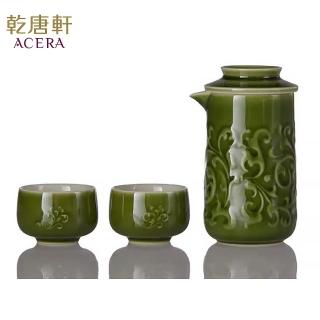 【乾唐軒】繁華盛世陶瓷泡茶器(一壺+二杯 / 4色 / 交換禮物)