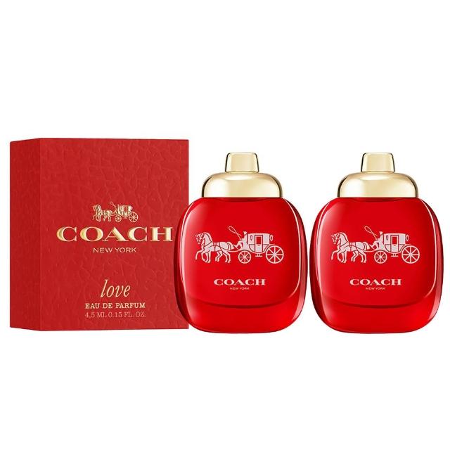 【COACH】時尚戀紅女性淡香精 4.5ml 小香 *2入組(專櫃公司貨)