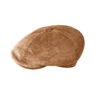 【KANGOL】HAWKER 燈芯絨鴨舌帽(駝色)