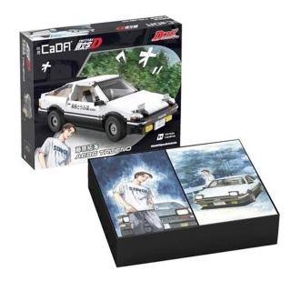 【ToysRUs 玩具反斗城】Cada 頭文字D 1:12 豐田 AE86 藤原拓海 積木賽車(玩具 模型 積木 賽車)