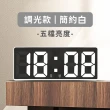 【小麥購物】LED電子鬧鐘(鬧鐘 電子鬧鐘 時鐘 鬧鈴 時間 溫度時鐘 鏡面時鐘 數字 LED)