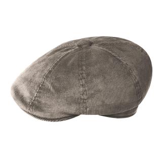【KANGOL】HAWKER 燈芯絨鴨舌帽(灰色)