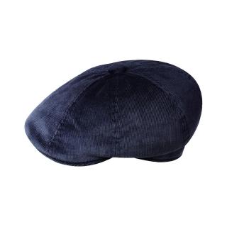 【KANGOL】HAWKER 燈芯絨鴨舌帽(深藍色)