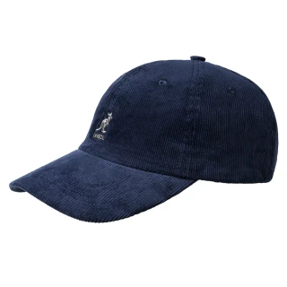 【KANGOL】CORD 燈芯絨棒球帽(深藍色)