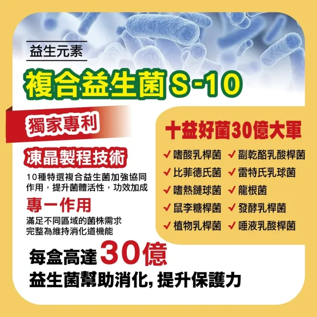 【YAYU Biomed 雅譽生醫】超級鳳梨酵素S10益菌膠囊3入組(共90顆)