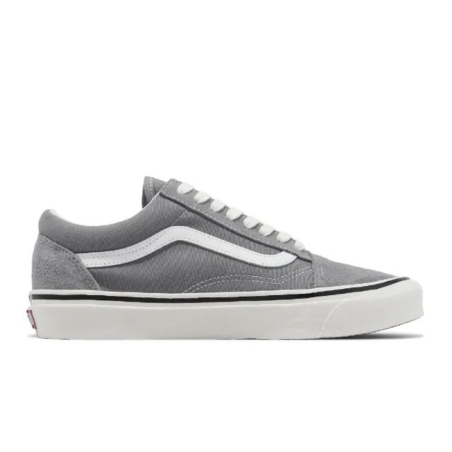 VANS】休閒鞋Old Skool 36 DX 男鞋女鞋灰白麂皮經典(VN0A4BW3BM7